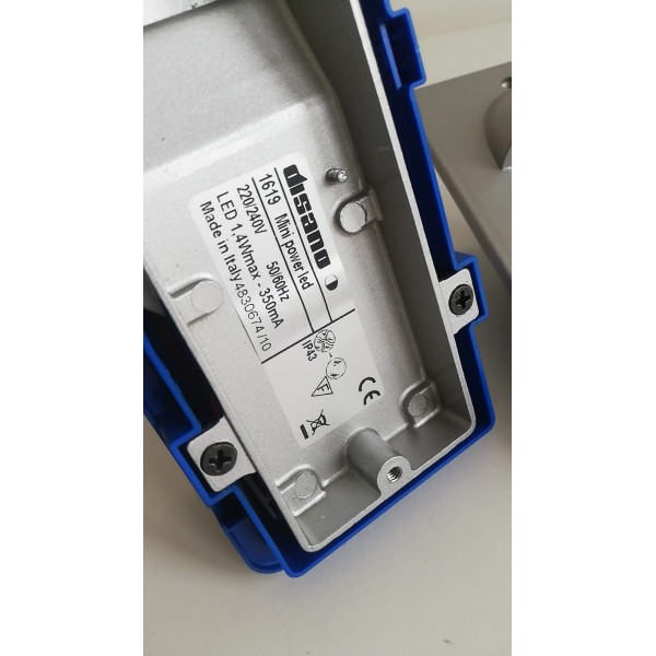 Disano 53067300 mini rectangular LED 1619 1 LED 1.15W 4000K metallic silver color